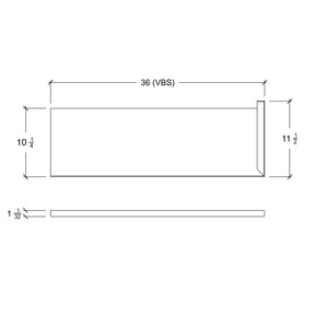 Tread 8070SQ-MTR-RH - Square Nosing Return Tread Right Hand Miter