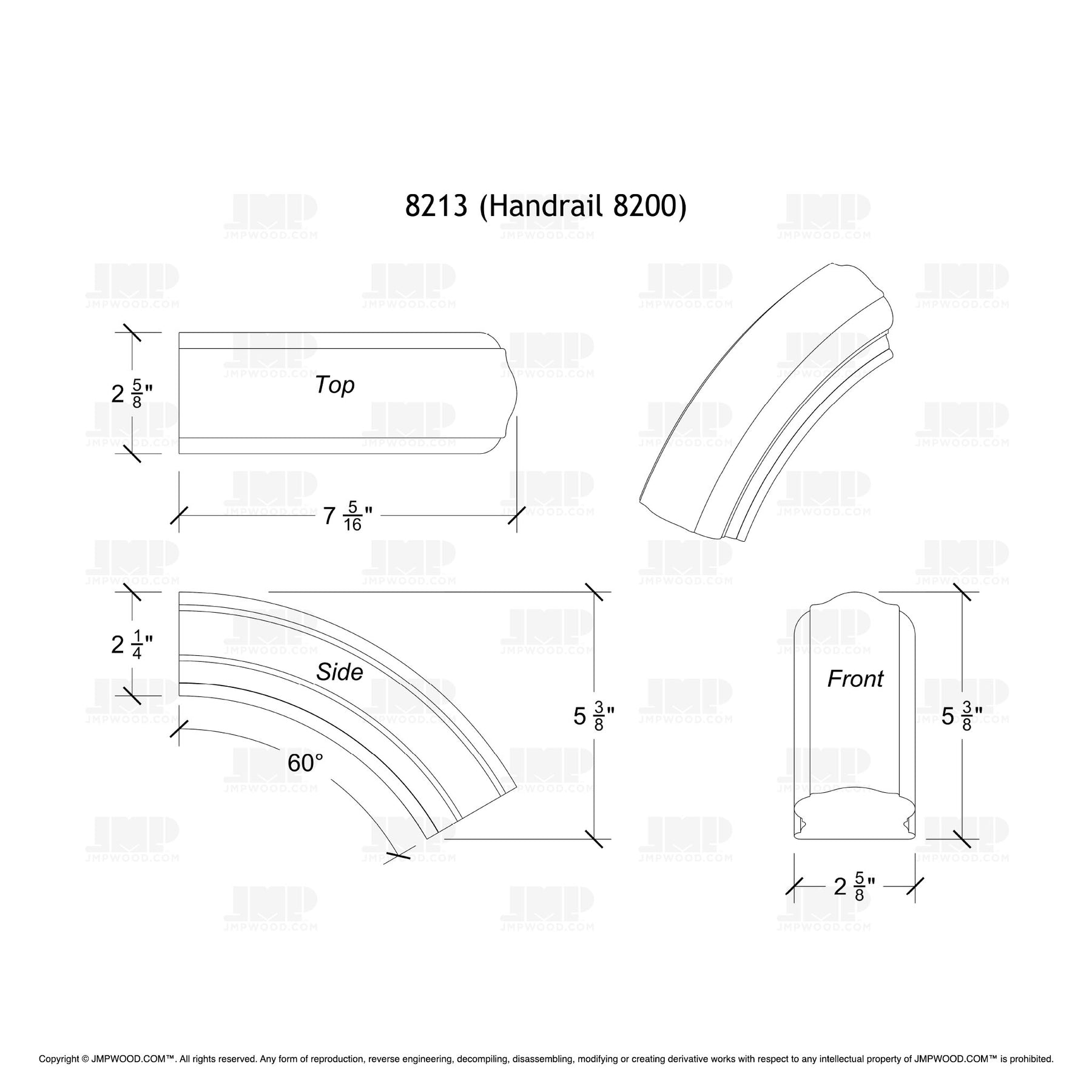 Fitting 13 - Over Easing 60º