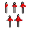 #Option_89-152 - 5 Piece Round Over/Beading Bit Set (1/2" Shank)
