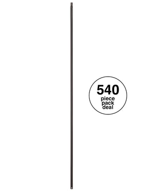 Iron Baluster 9000 - 1/2" Square - Plain - 540 Baluster Pack Deal