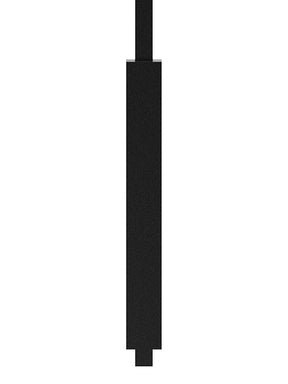 Iron Baluster 9000SQ - 1/2" Square - Plain w/ Square Base