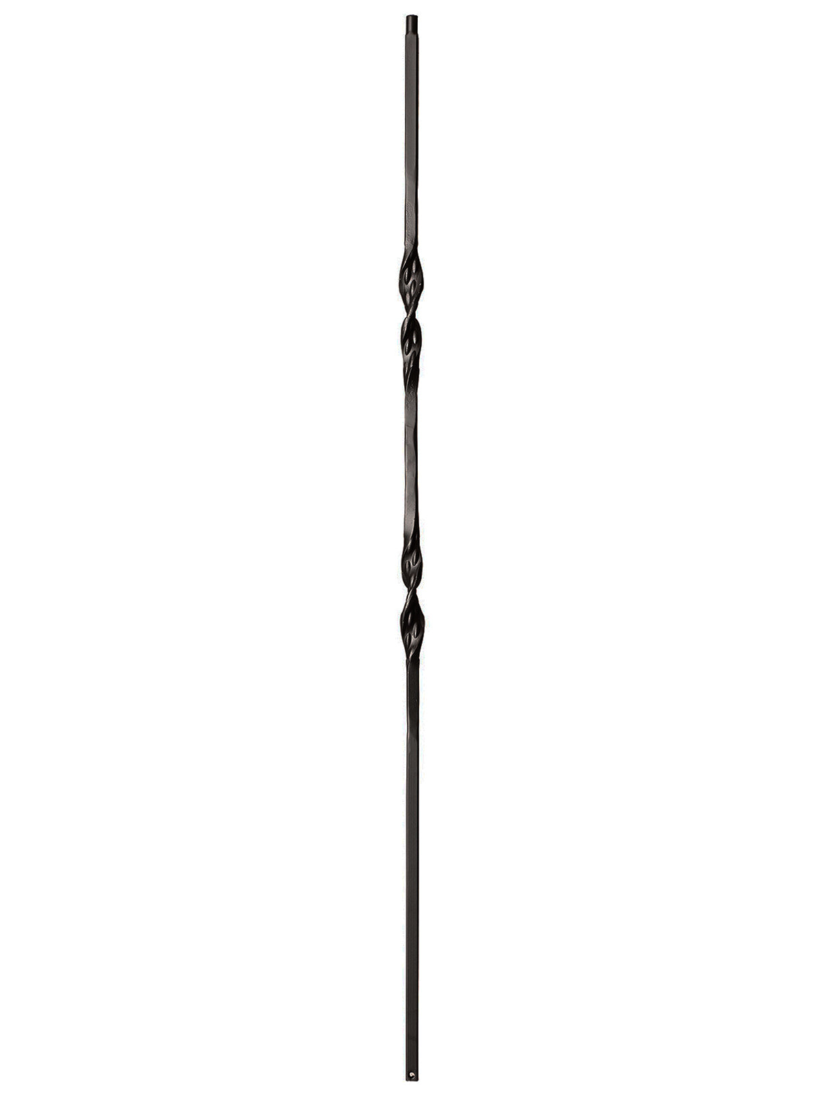 Iron Baluster 9011 - 1/2" Square - Double Ribbon