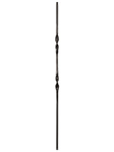 Iron Baluster 9011 - 1/2" Square - Double Ribbon