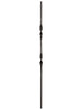 Iron Baluster 9011 - 1/2" Square - Double Ribbon