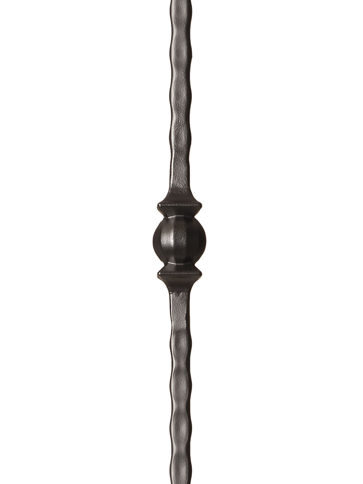 Iron Baluster 9032 - 9/16" Hammered Face - Single Ball