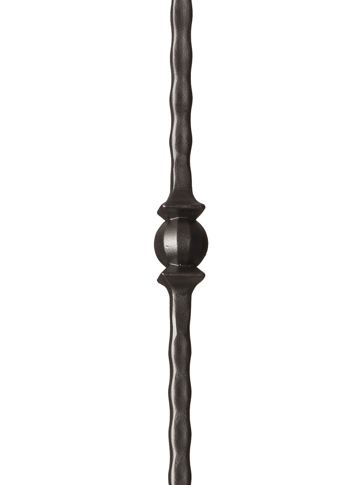 Iron Baluster 9033 - 9/16" Hammered Face - Double Ball