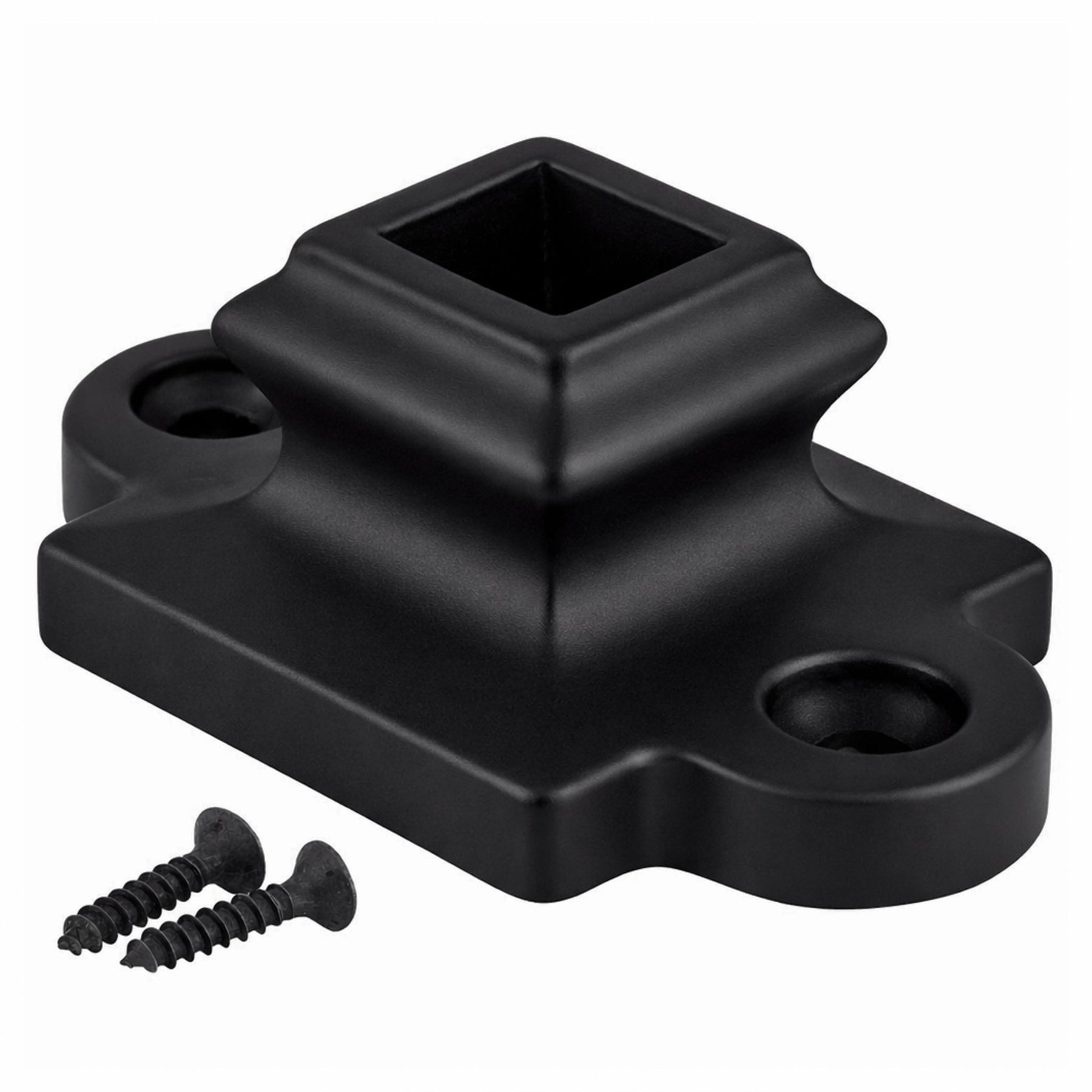 Baluster Shoe 9066DE - Square 1/2" - Flat Shoe w/ Side Mount Screws
