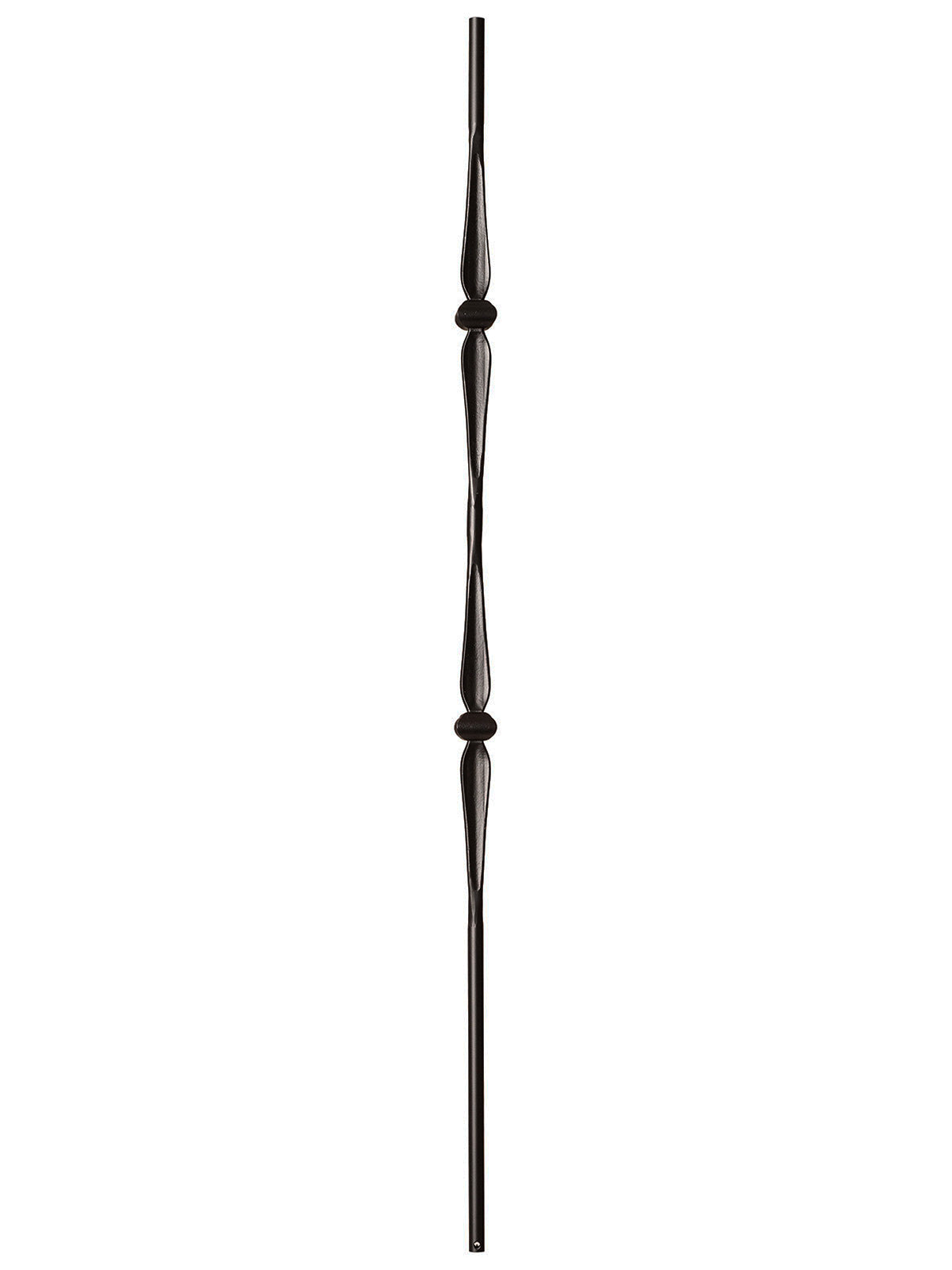 Iron Baluster 9070 - 9/16" Round - Double Knuckle Spoon