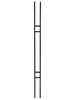 Iron Baluster 9086 - 1/2" Square - Double Panel
