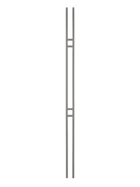 Iron Baluster 9087 - 1/2" Square - Double Square