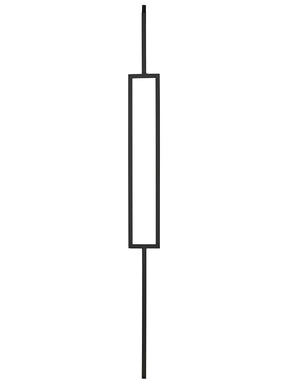 Iron Baluster 9089 - 1/2" Square - Single Rectangle