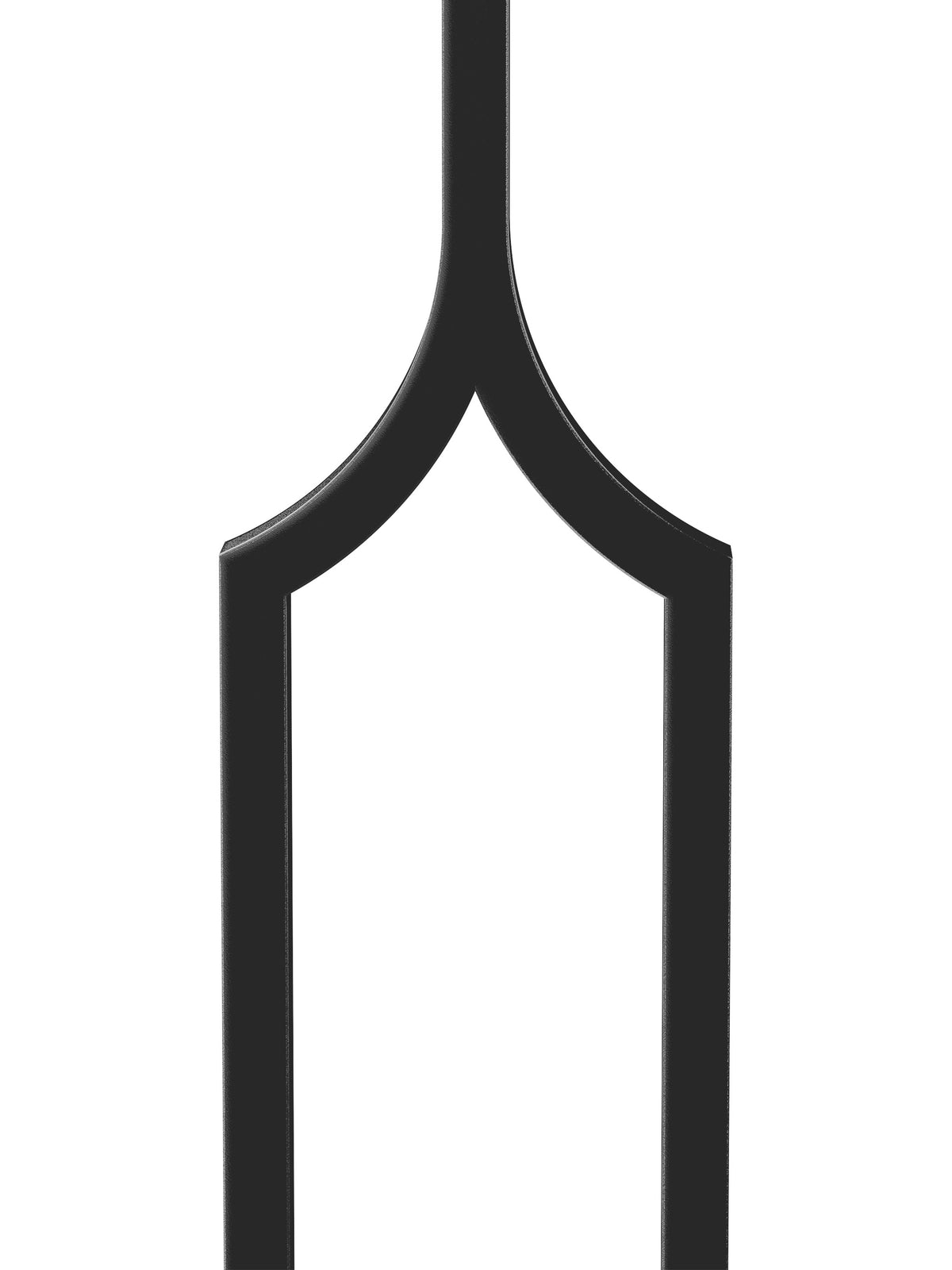 Iron Baluster 9098 - 1/2" Square - Hexagon