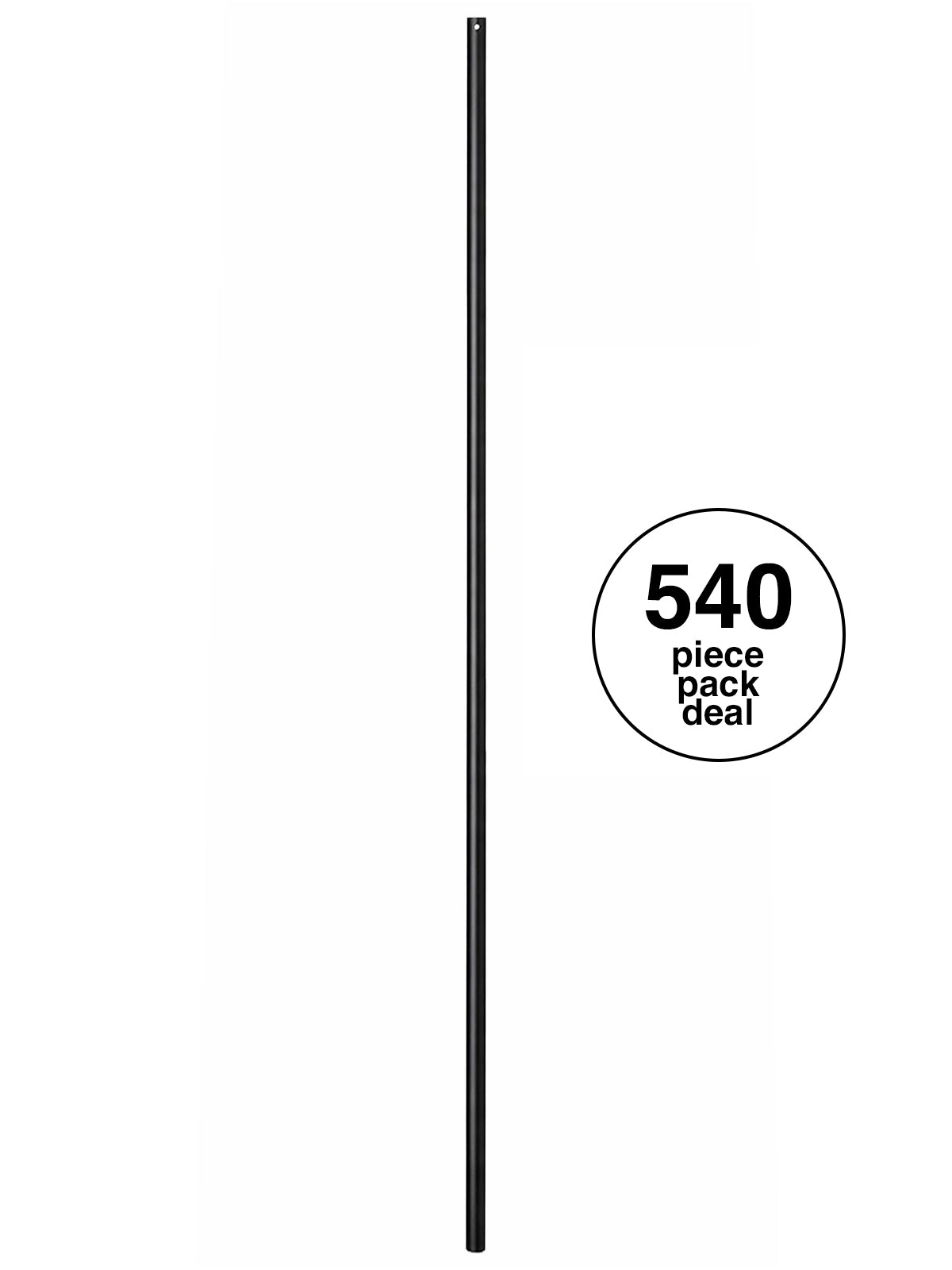 Iron Baluster 9500 - 5/8" Round - Plain - 540 Baluster Pack Deal