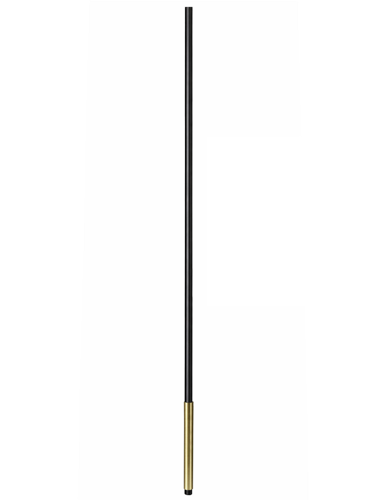 Iron Baluster 9500BB - 5/8" Round - Brass Ornamentation