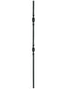 Iron Baluster 9507 - 5/8" Round - Double Ribbon