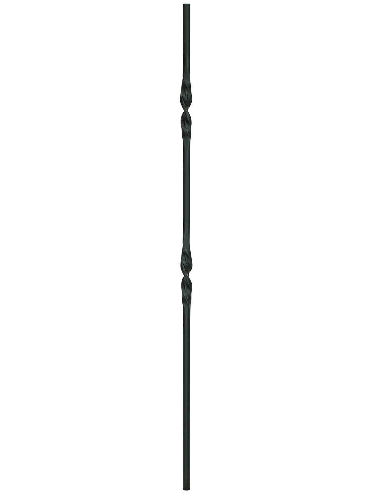 Iron Baluster 9507 - 5/8" Round - Double Ribbon