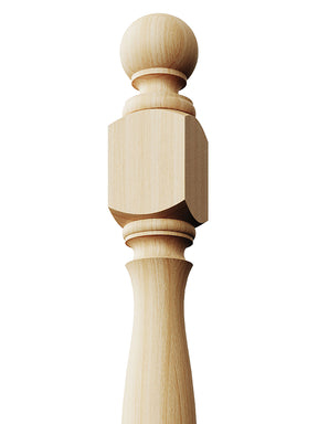 Bordeaux 955-4BT Series Ball Top Newel Post (3-1/2")