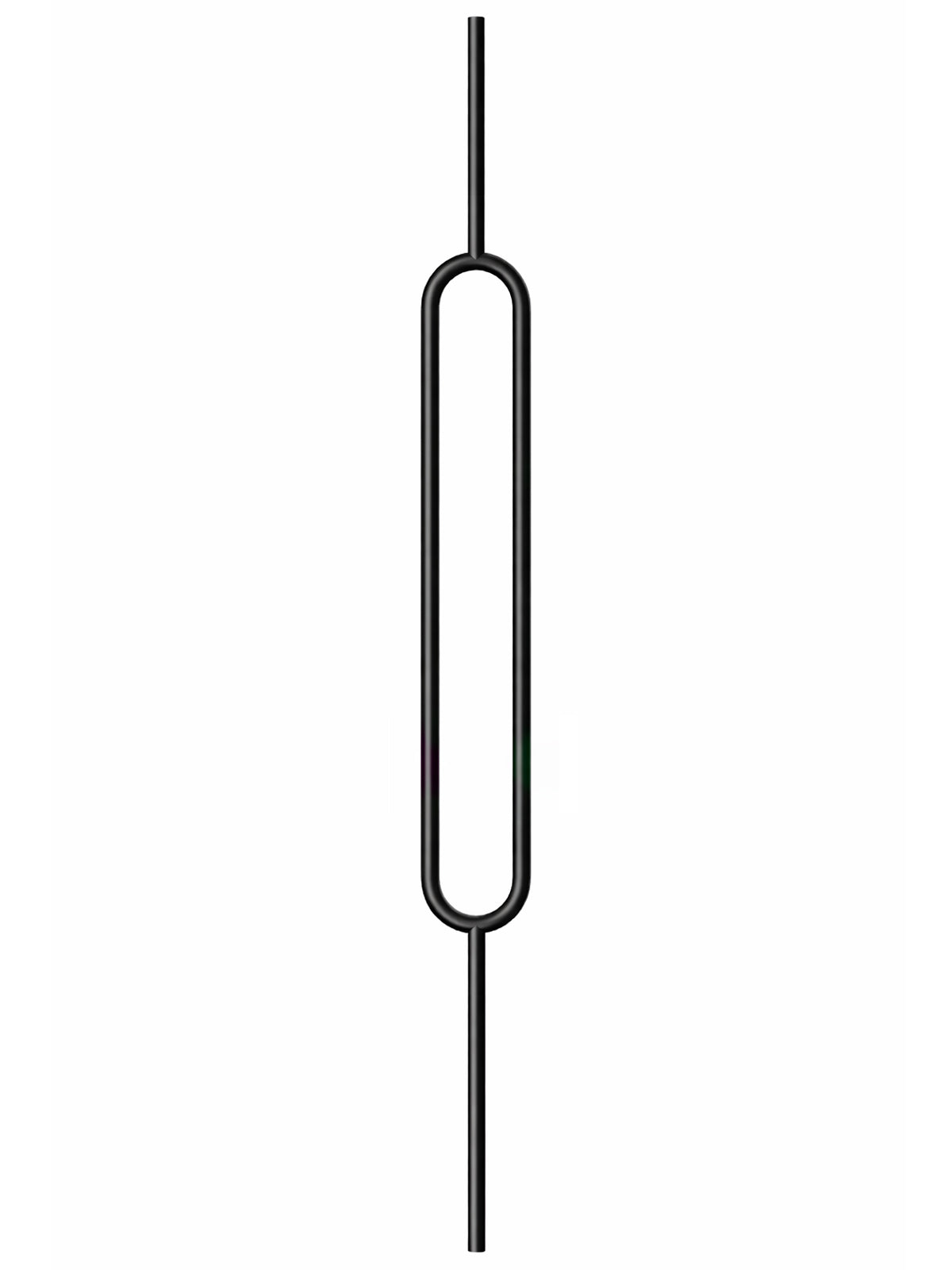 Iron Baluster 9588-XL - 5/8" Round - 24" Oval