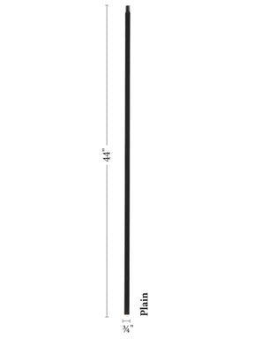 Mega Iron Baluster 9900 - 3/4" Square - Plain