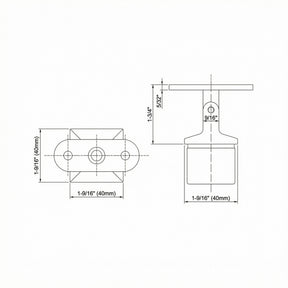 SteelX AB001 Adjustable Handrail Bracket