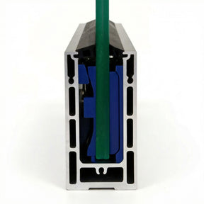 GlassX BS001 U-Channel Base Shoe Rail for Glass Panels - 10'