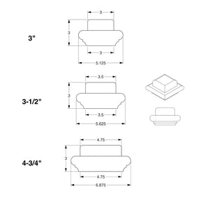 Box Newel Cap A