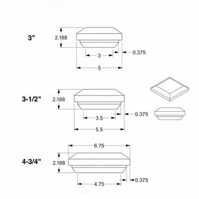 Box Newel Cap C
