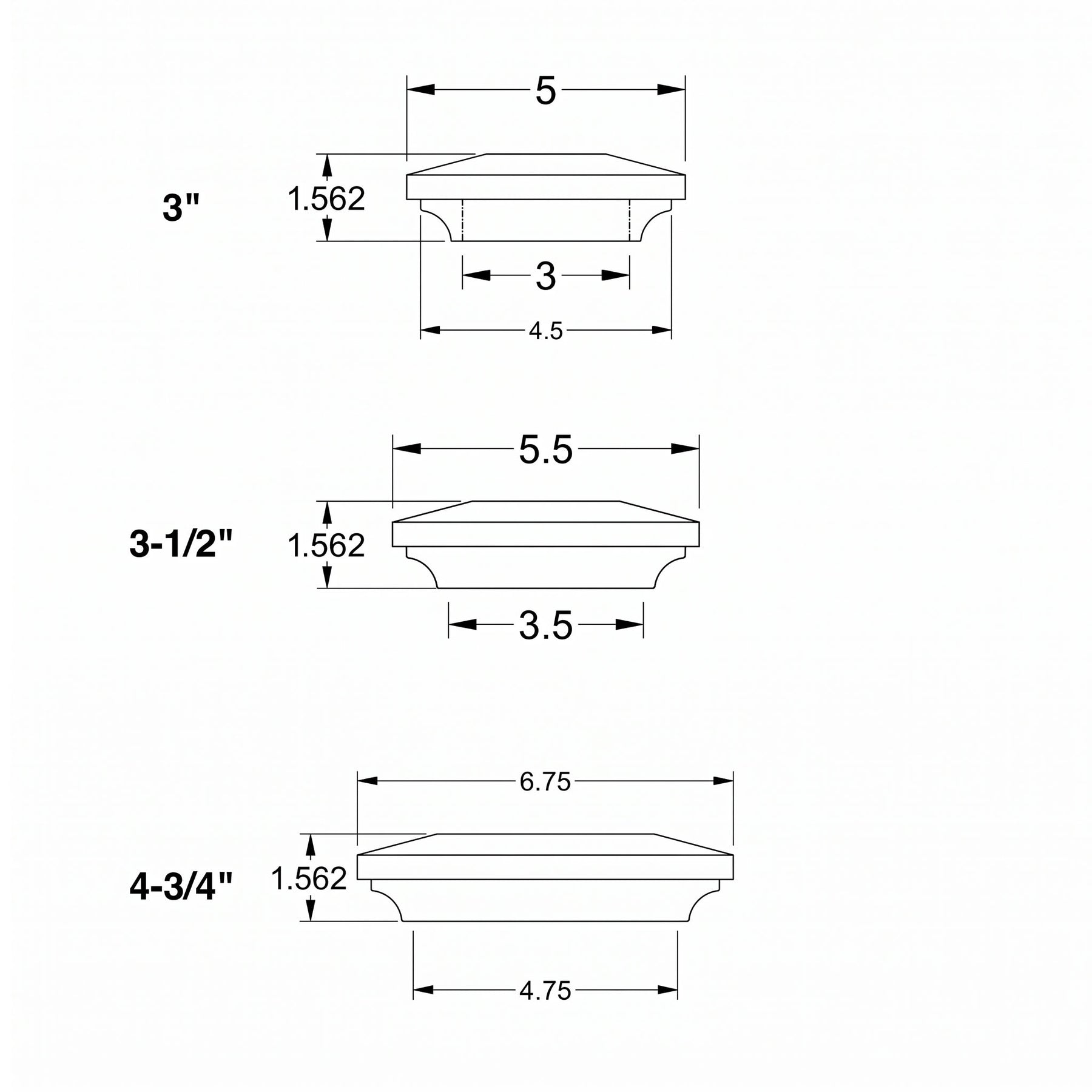Box Newel Cap E