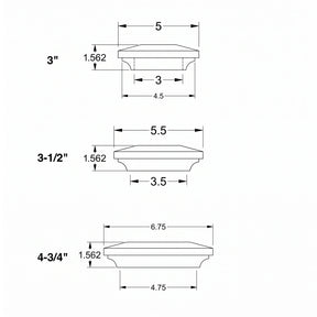 Box Newel Cap E