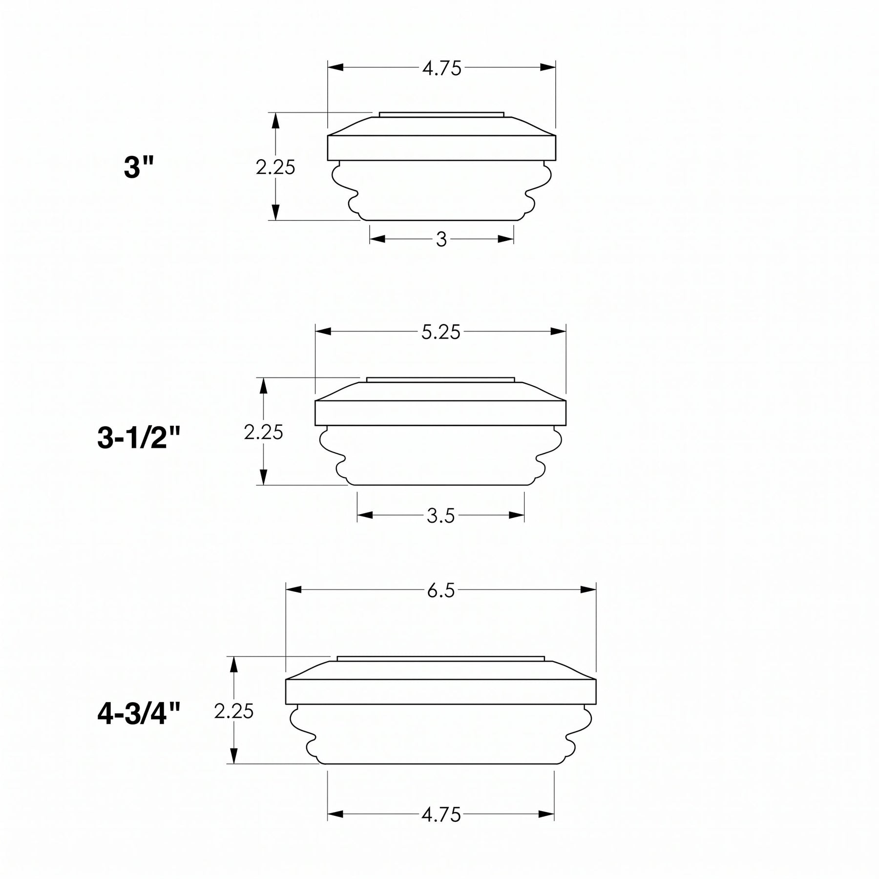 Box Newel Cap F
