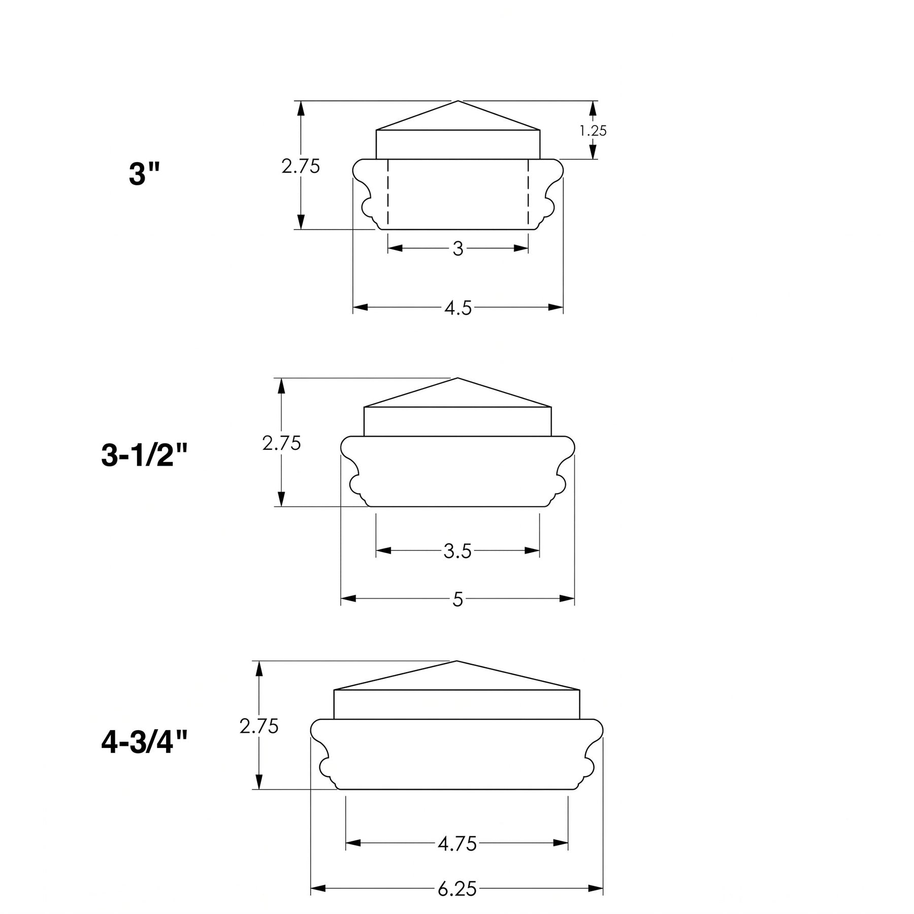 Box Newel Cap G