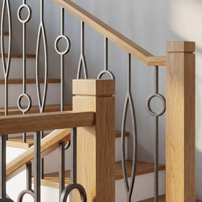 Newel Post Cap X - Flat Cap