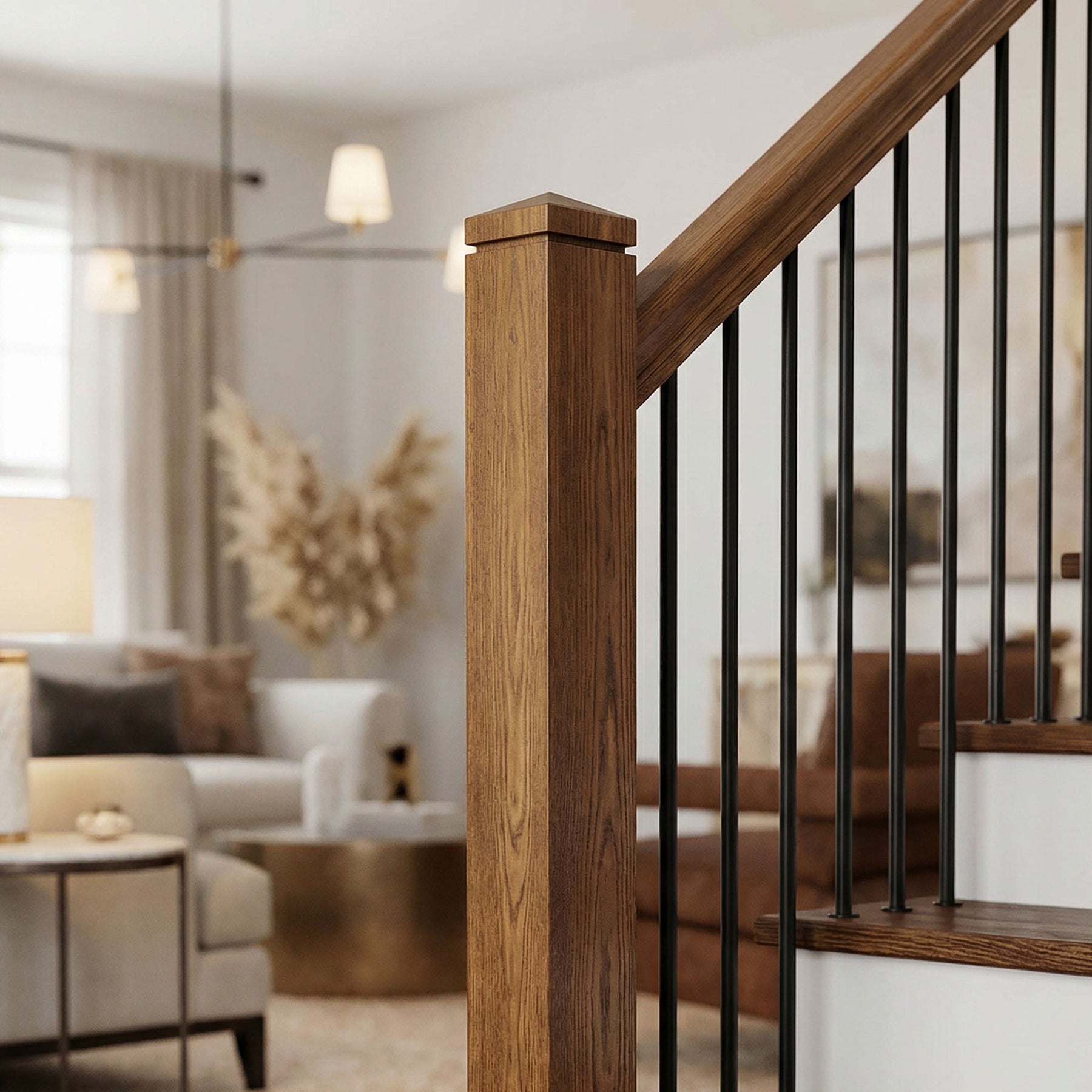Newel Post Cap Y - Pyramid Peak Cap