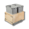 #Option_14 7/8 x 19 5/8 x 21 1/2 - Double 34-Quart *Gray* Bins