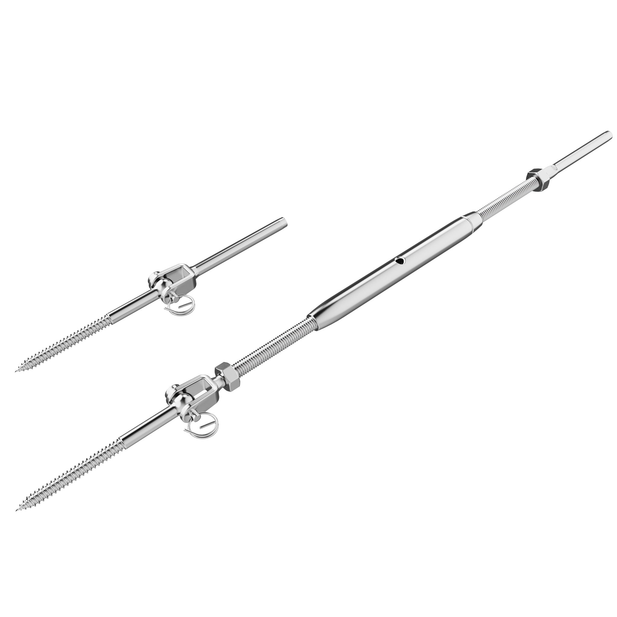 STLXCC010 1/8" Cable Hardware Kit Swage Toggle Turnbuckle Hardware