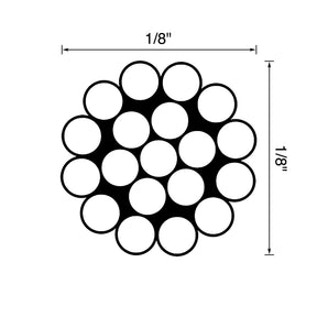 SteelX 1/8" Stainless Steel Cable Wire