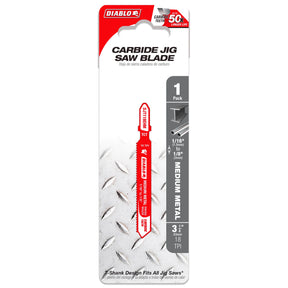 Diablo Carbide T-Shank Jig Saw Blade for Medium Metal