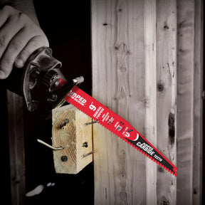 Diablo 6/9TPI AMPED Demo Demon Carbide Teeth Reciprocating Saw Blades for General Purpose Cuts