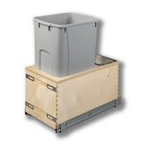 #Option_11 3/8 x 23 5/8 x 21 1/2 - Single 50-Quart *Gray* Bin, Rear Storage Compartment