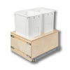 #Option_17 3/8 x 23 5/8 x 22 1/2 - Double 50-Quart Bins