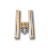 #Option_1 1/4 x 20 7/8 - Bulk Pack (10 Kits): 80 Brackets w/ Screws, 40 Pilasters, 80 Support Clips