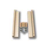 #Option_2 1/2 x 20 7/8 - Bulk Pack (10 Kits): 80 Brackets w/ Screws, 40  Pilasters, 80 Support Clips