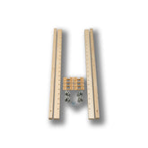 #Option_1 1/4 x 27 1/8 - 8 Brackets w/ Screws, 4 Pilasters, 8 Support Clips