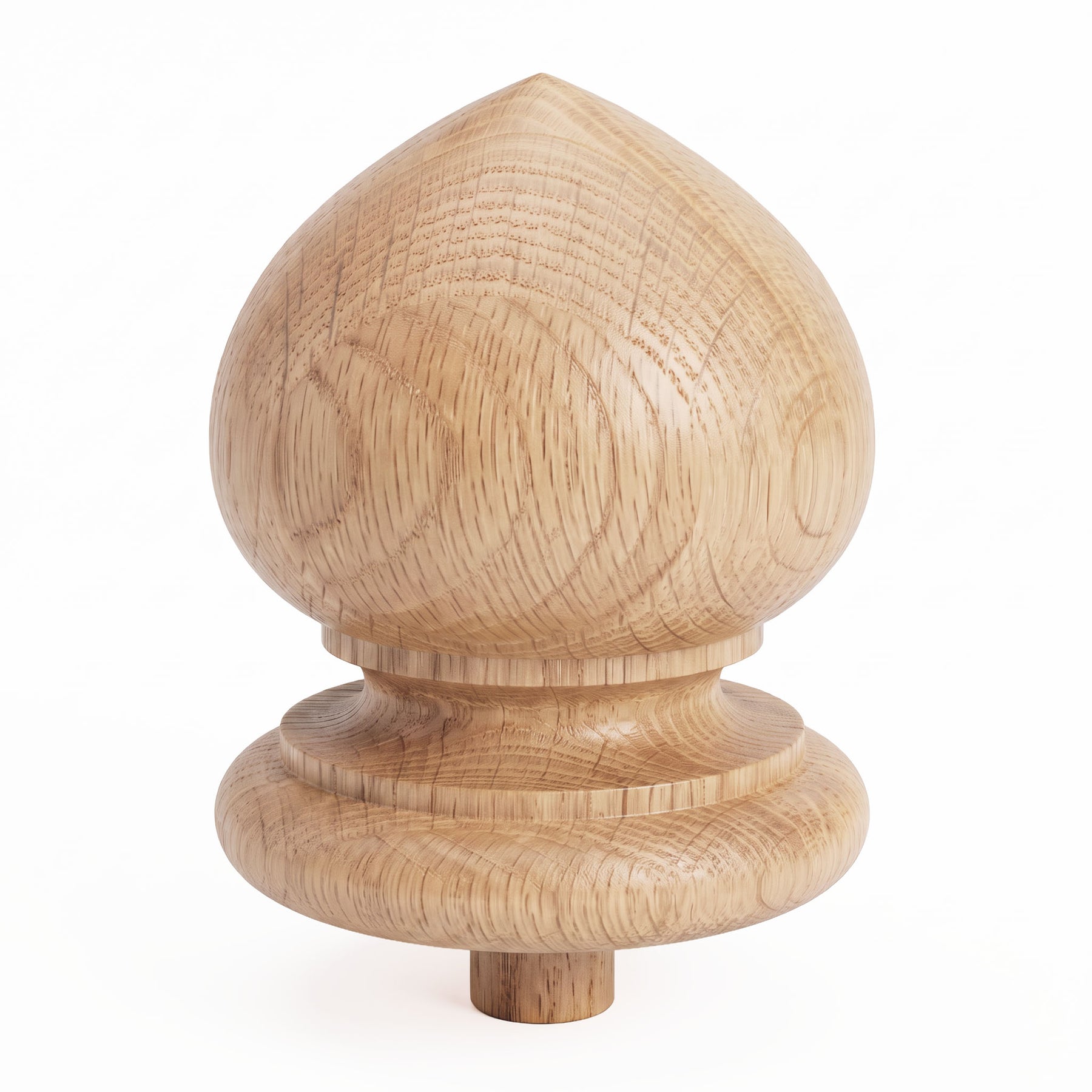 Finial Newel Post Cap FN-0100 - Spade Top