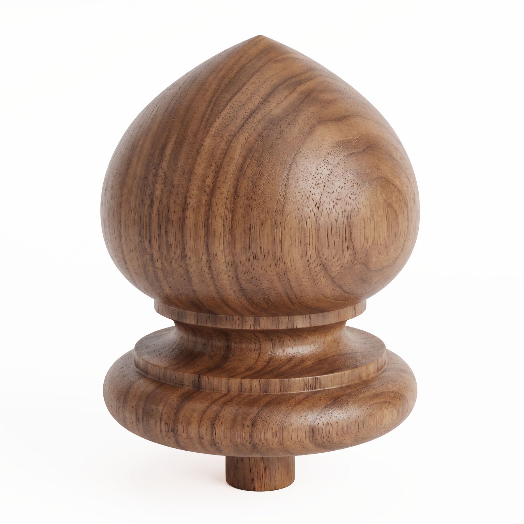 Finial Newel Post Cap FN-0100 - Spade Top