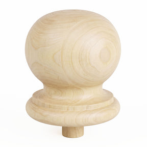 Finial Newel Post Cap FN-0103 - Round Ball Top