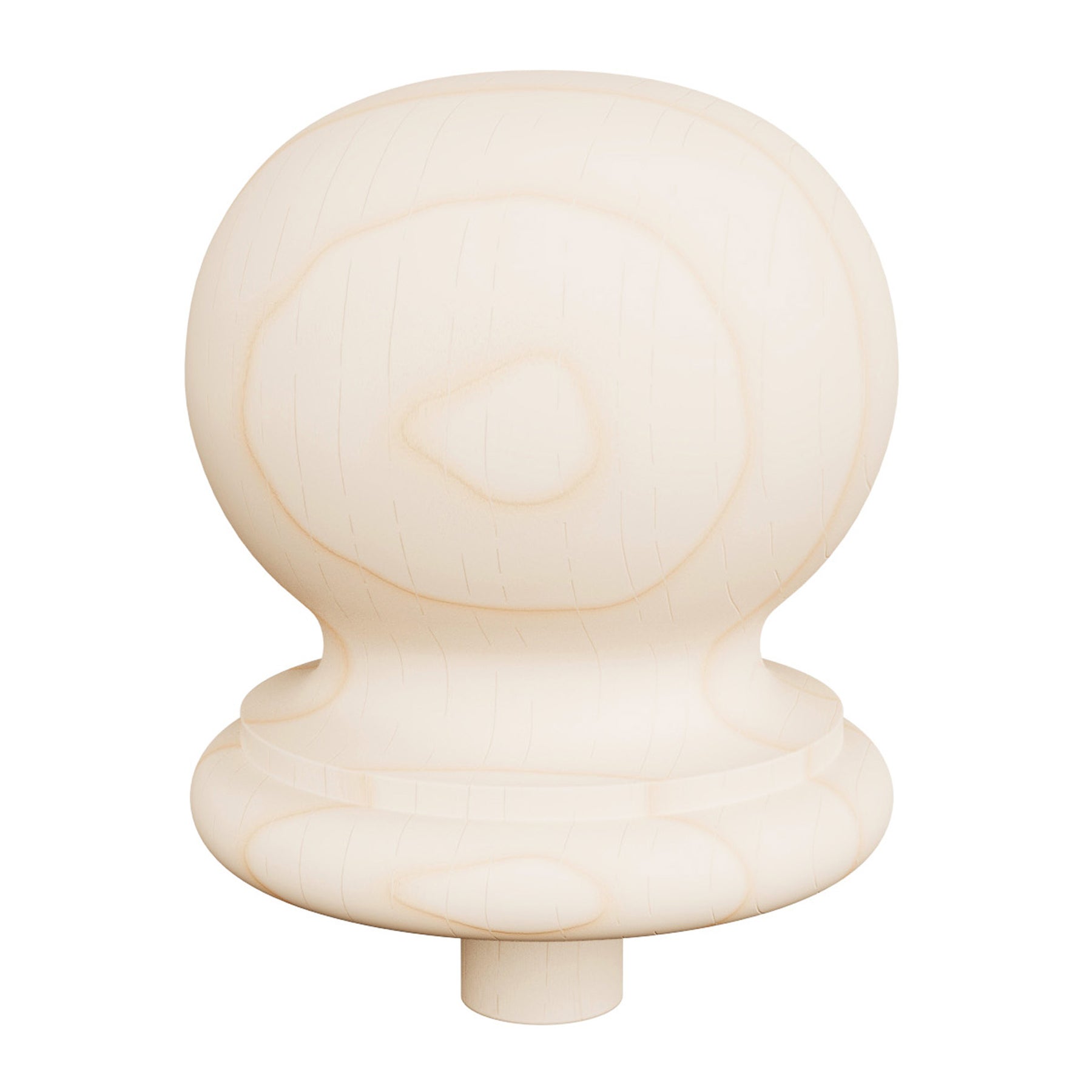 Finial Newel Post Cap FN-0103 - Round Ball Top