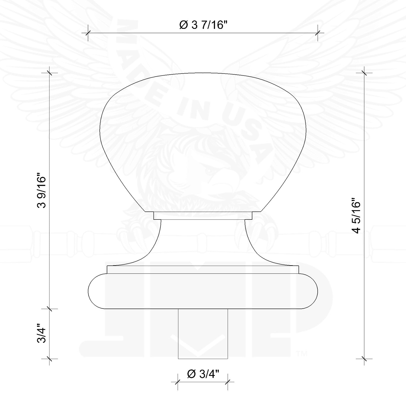 Finial Newel Post Cap FN-0110