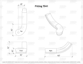 Fitting 41 - Turnout Small (Left Hand)