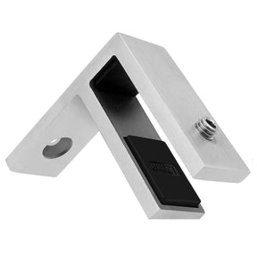 GlassX GC001 Stainless Steel Glass Connector - 90 Degree Glass to Wall